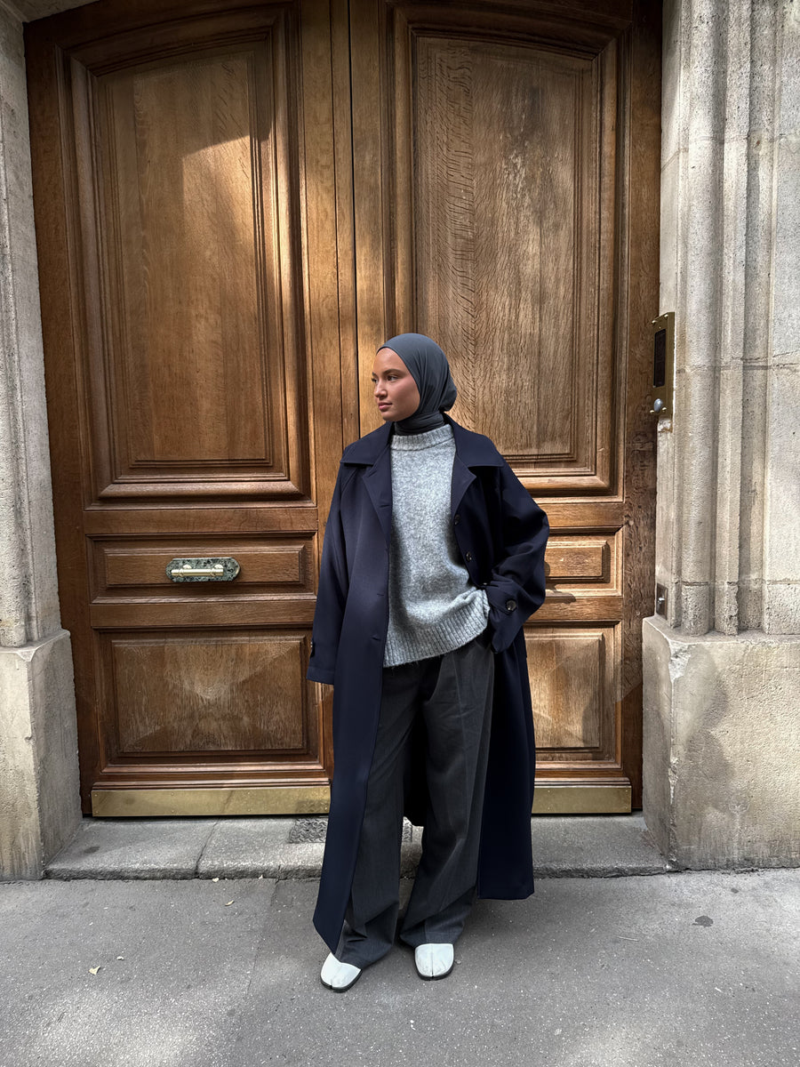 LIGHT TRENCH-COAT [NAVY]