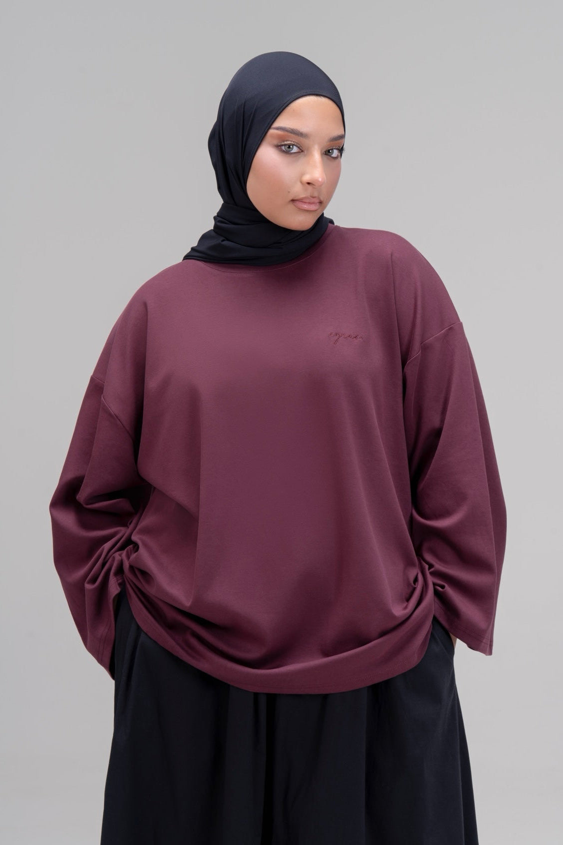 BASIC SHIRT [BORDEAUX]