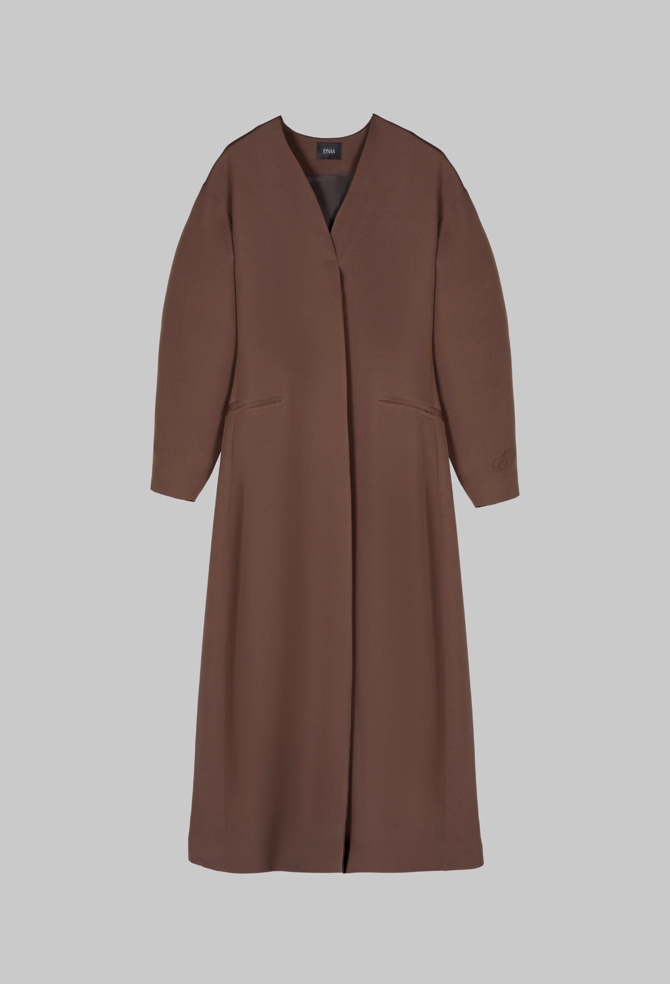 ABAYA VEILED [Marron]