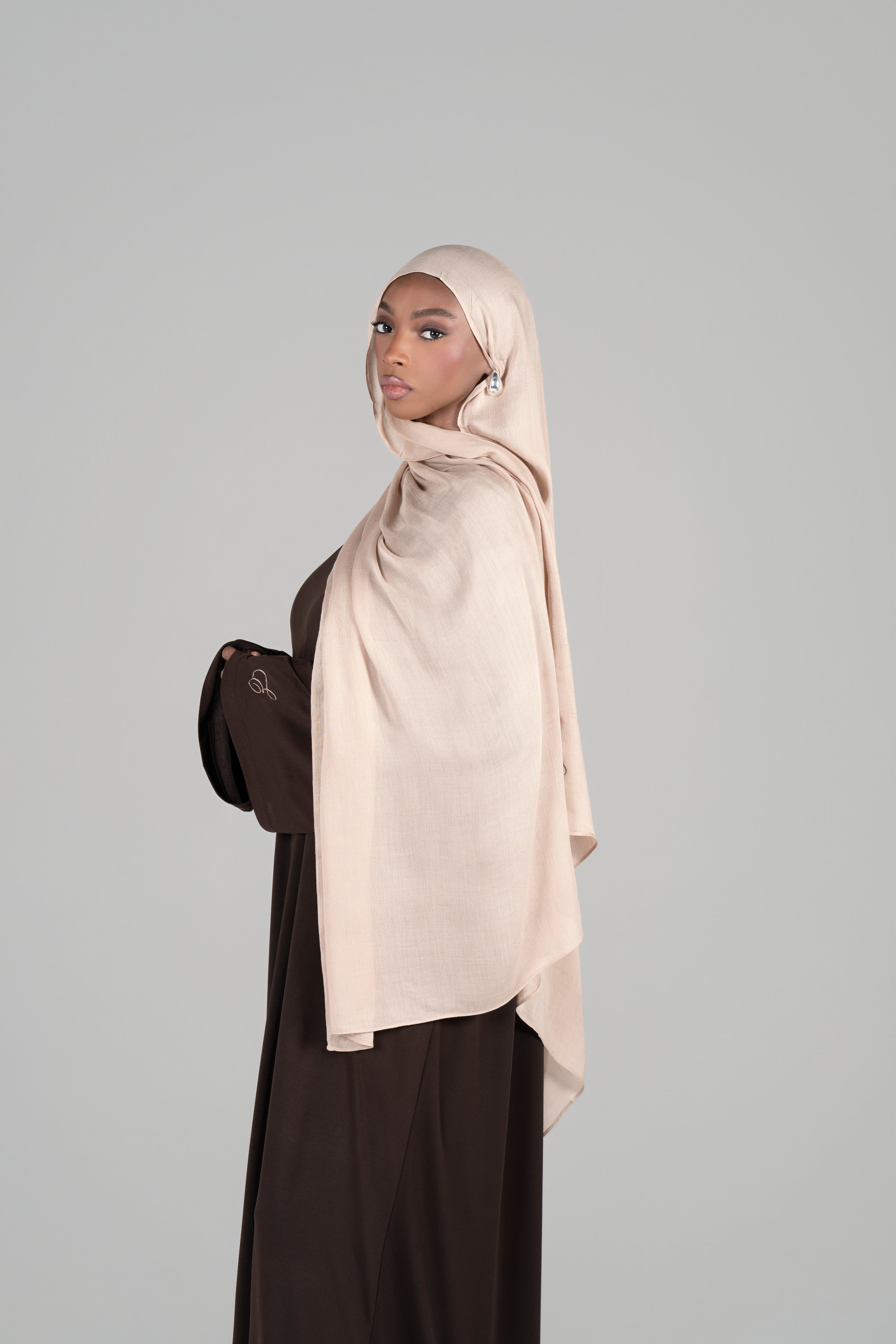 MAXI HIJAB MODAL [Beige]