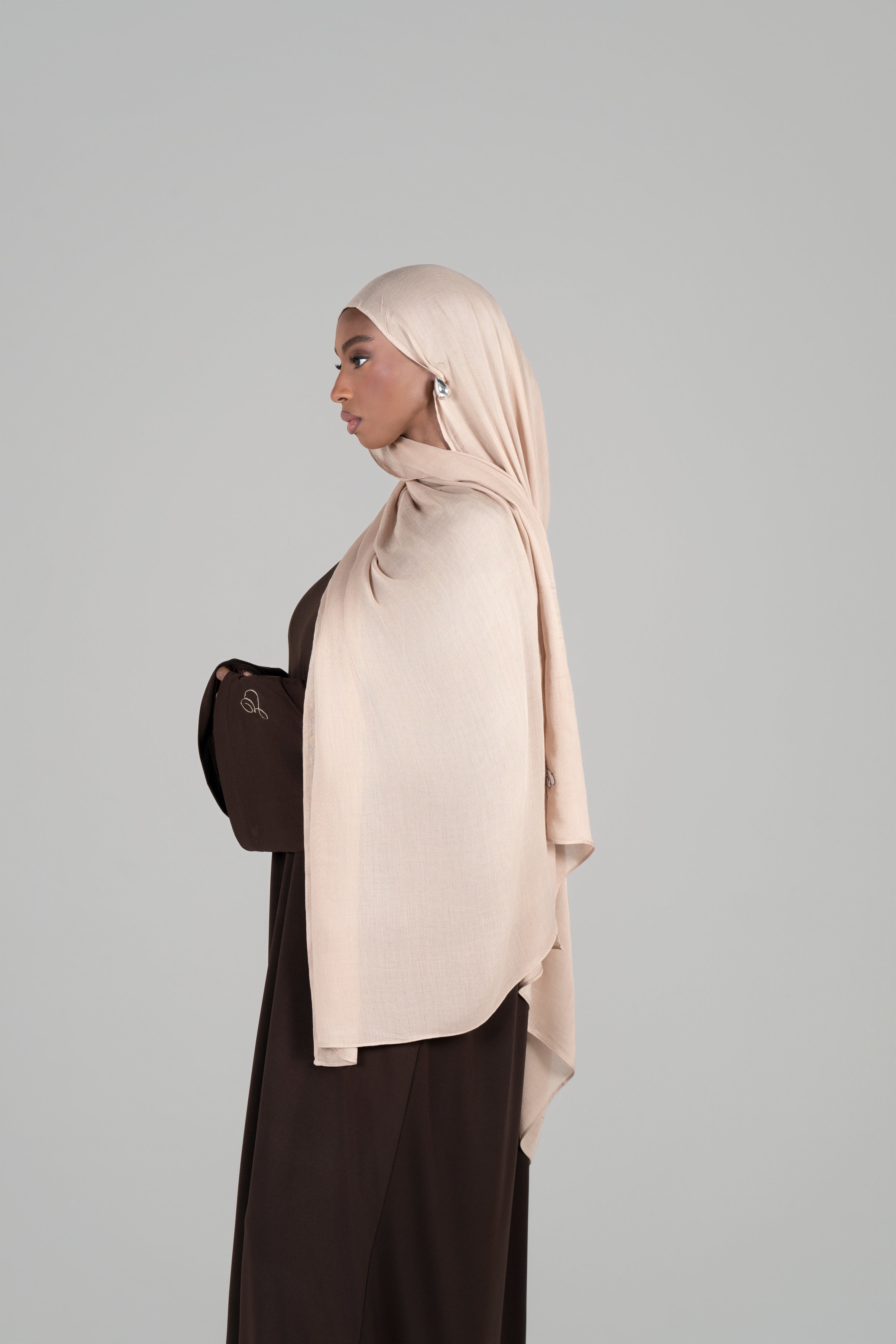MAXI HIJAB MODAL [Beige]