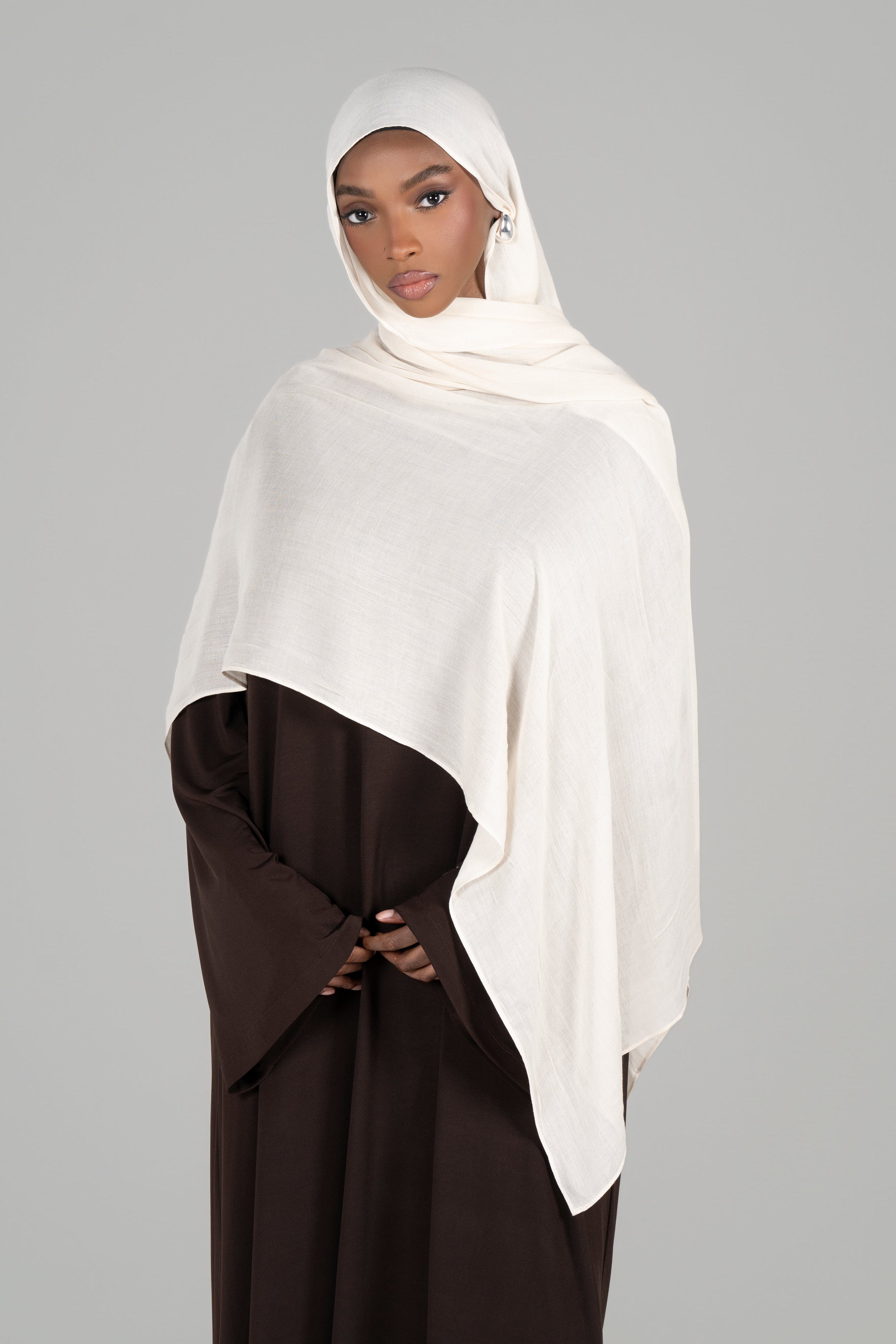 MAXI HIJAB MODAL [Écru]